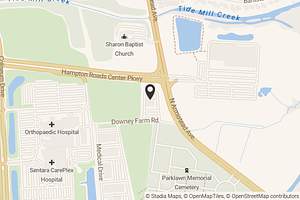 Map with location marker