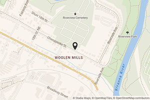 Map with location marker