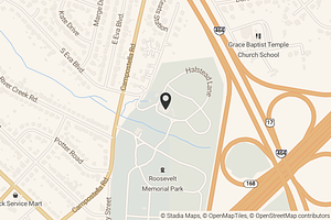 Map with location marker