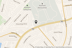 Map with location marker