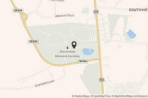 Map with location marker