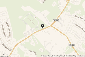 Map with location marker