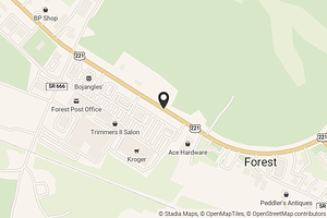 Map with location marker