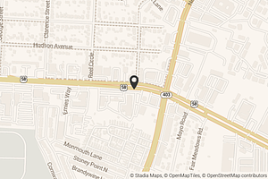 Map with location marker