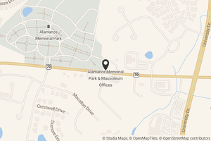 Map with location marker