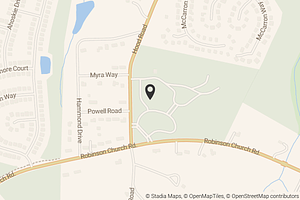 Map with location marker