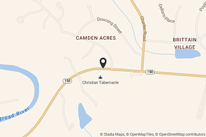 Map with location marker