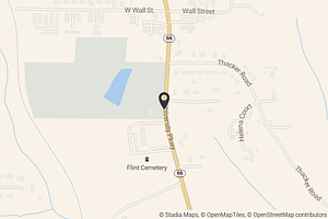 Map with location marker