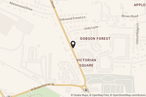 Map with location marker