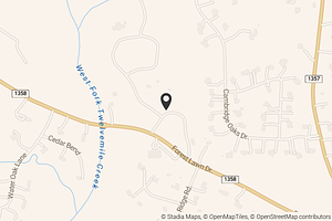 Map with location marker