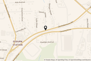 Map with location marker