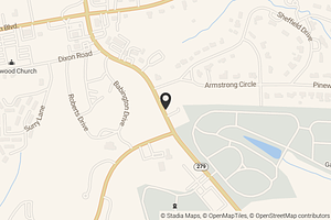 Map with location marker