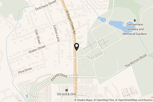 Map with location marker