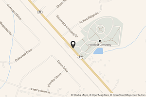 Map with location marker