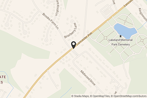 Map with location marker