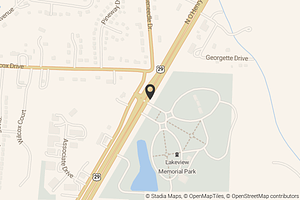 Map with location marker