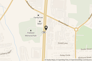 Map with location marker