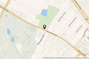 Map with location marker