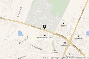 Map with location marker