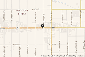 Map with location marker