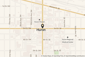 Map with location marker