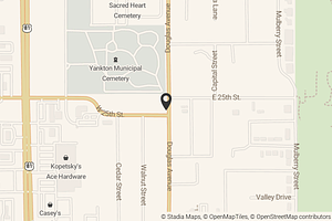 Map with location marker