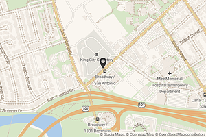 Map with location marker