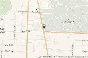 Map with location marker