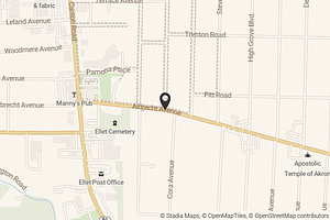 Map with location marker