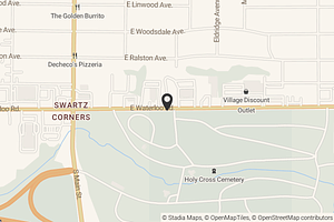 Map with location marker