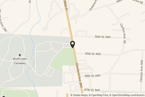 Map with location marker