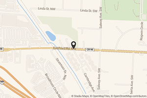 Map with location marker