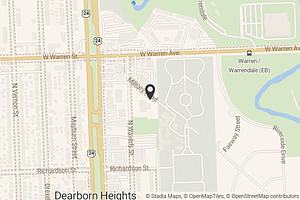 Map with location marker