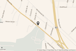 Map with location marker