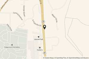 Map with location marker