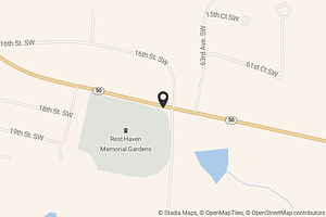 Map with location marker