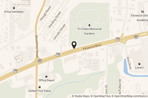 Map with location marker