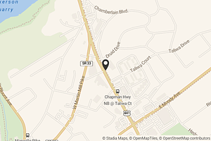 Map with location marker