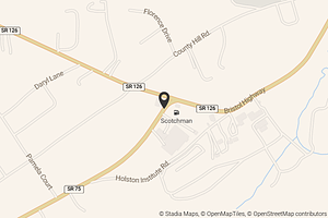 Map with location marker