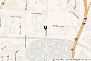 Map with location marker