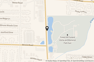 Map with location marker