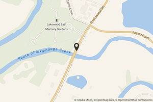 Map with location marker