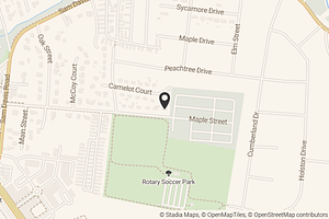 Map with location marker