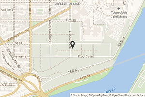 Map with location marker