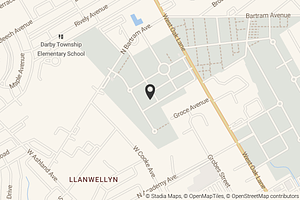 Map with location marker