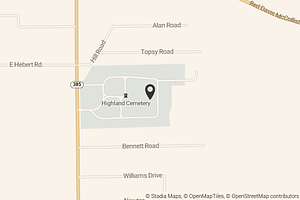 Map with location marker