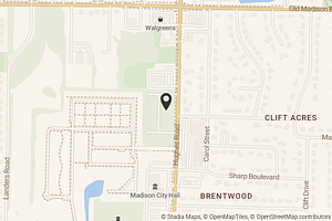 Map with location marker