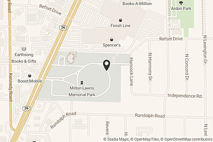 Map with location marker