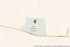 Map with location marker