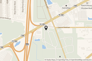 Map with location marker